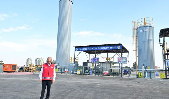 Kepez'e emülsiyon tesisi açılıyor