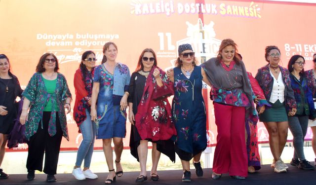 Sanatçı kadınlar manken oldu