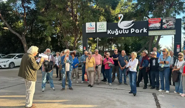 Kuğulu Park önünde eylem: Halkındır, park olarak kalmalı