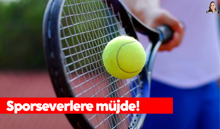 Büyükşehir’den ücretsiz tenis kursu!