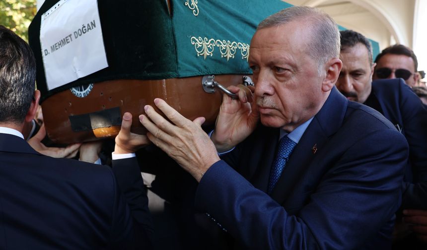 Erdoğan, Başkan Doğan’ın cenazesine katıldı