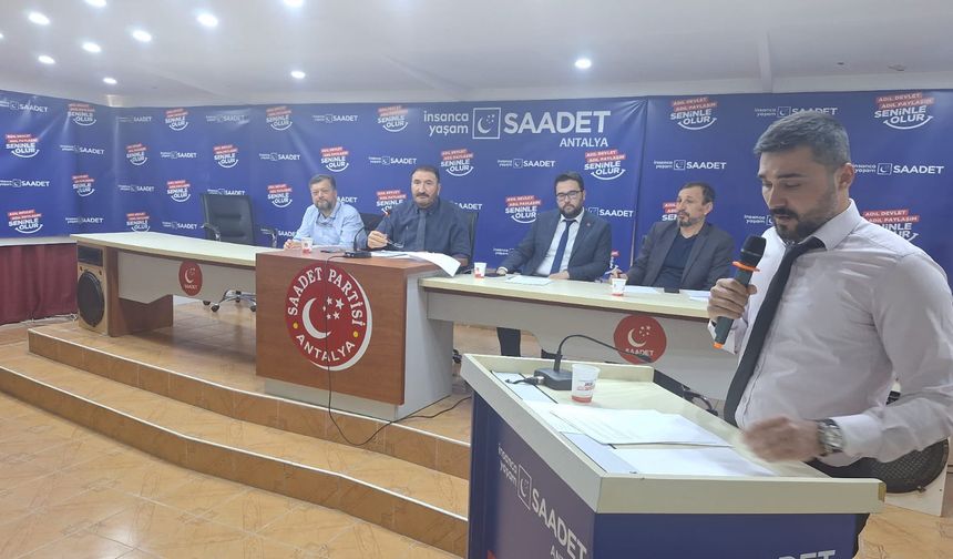 Saadet'ten adil düzen vurgusu