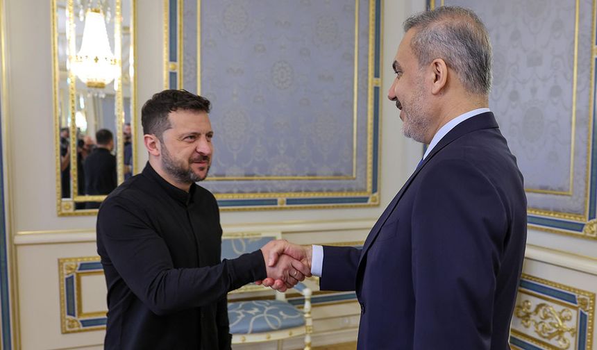 Fidan, Zelenskiy ile görüştü
