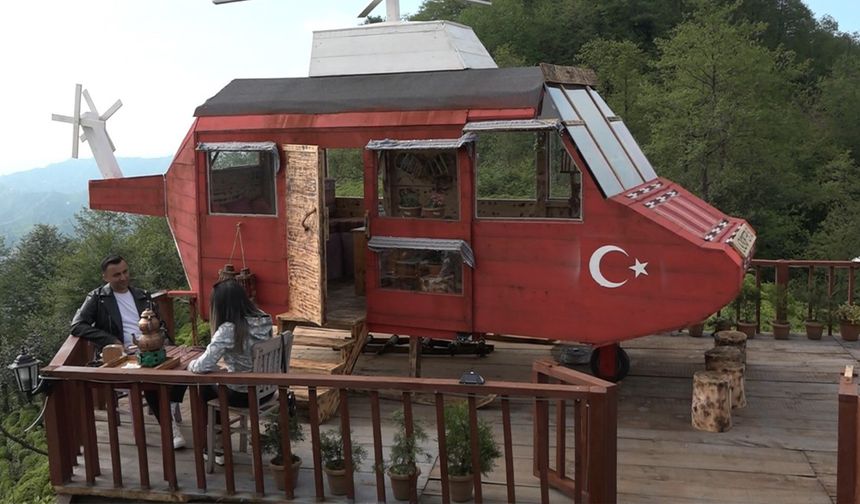 ‘Lazkopter’ ilgi odağı oldu