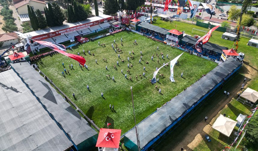 Manavgat'ta güreş coşkusu