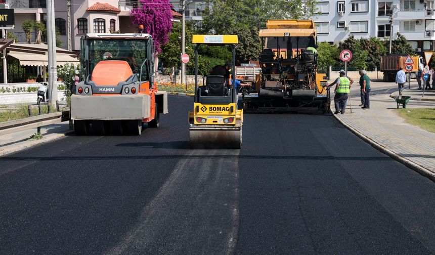 Manavgat’ta yollar yenileniyor