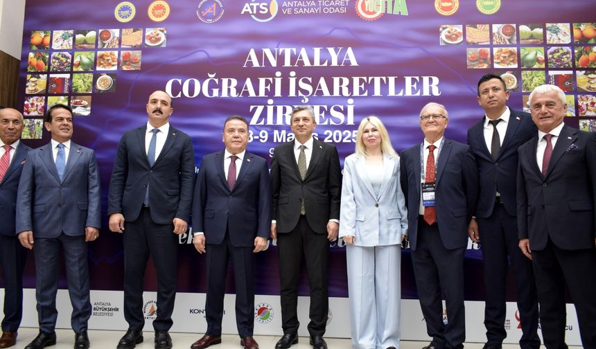 Antalya'da 'Coğrafi İşaretler Zirvesi'