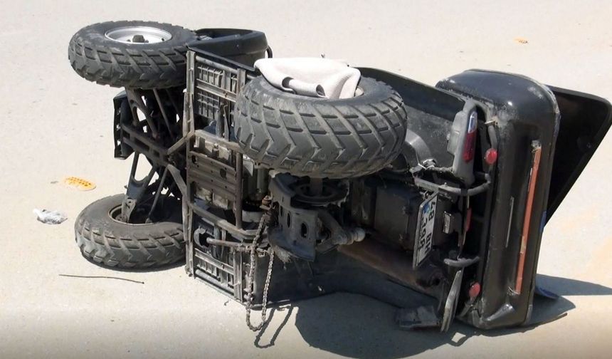 Manavgat'ta ATV takla attı: 2 ölü