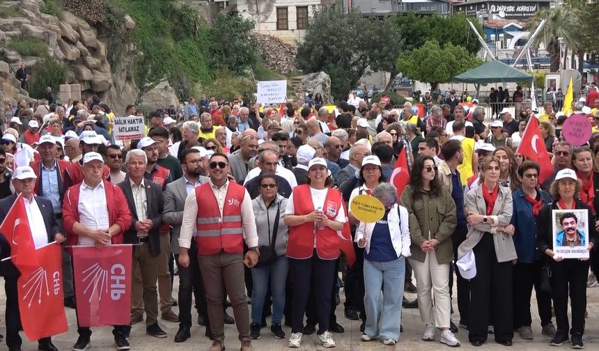Alanya'da 1 Mayıs coşkusu
