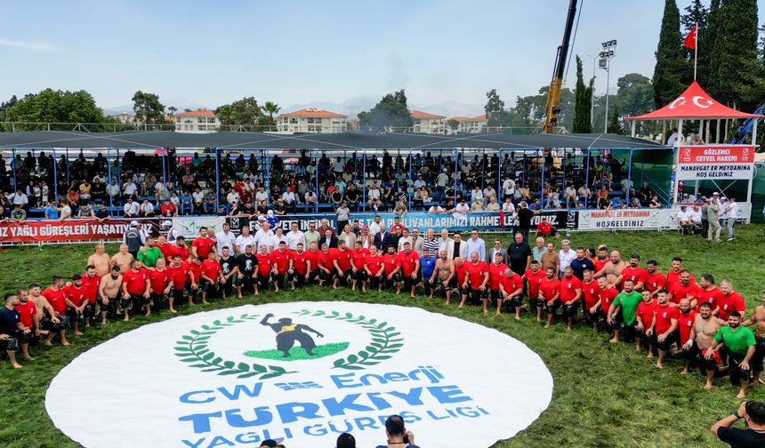Manavgat'ta güreş coşkusu sürüyor