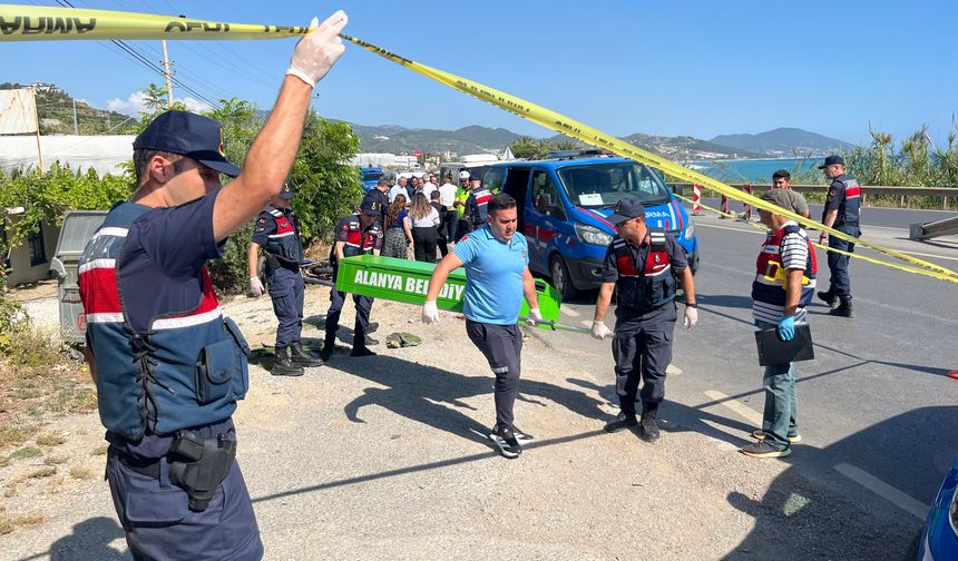 Alanya'da motosiklet kazası : 1 ölü