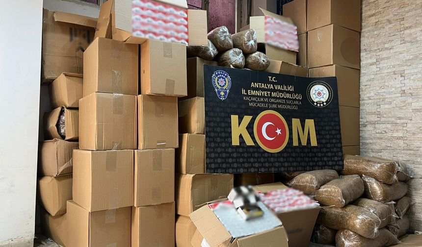 5 ilçede kaçak ürün operasyonu