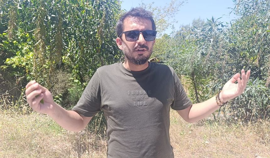 Bahçe sahibinden kaza isyanı
