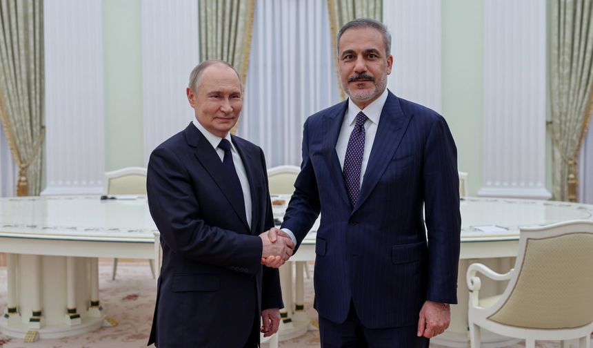 Dışişleri Bakanı Fidan, Putin ile görüştü