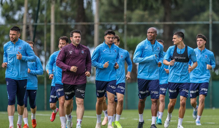 Trabzonspor'da Antalyaspor hazırlıkları başladı