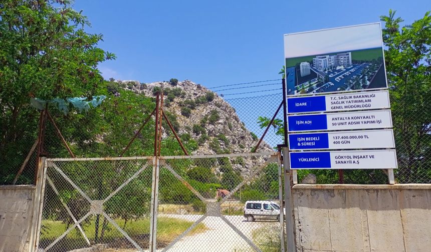 Temeli atıldı öyle bırakıldı
