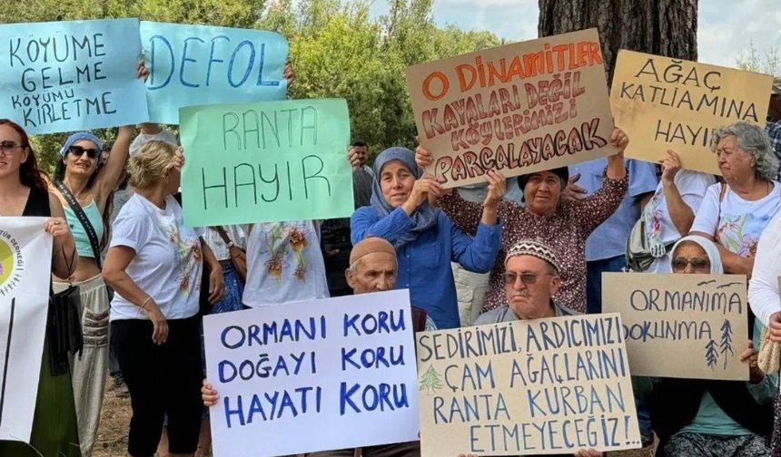 Turizm bölgesine madencilik izni