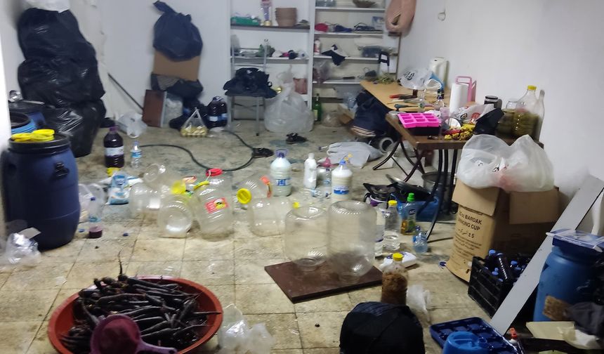 Alanya'da şalgam imalathanesine mühür