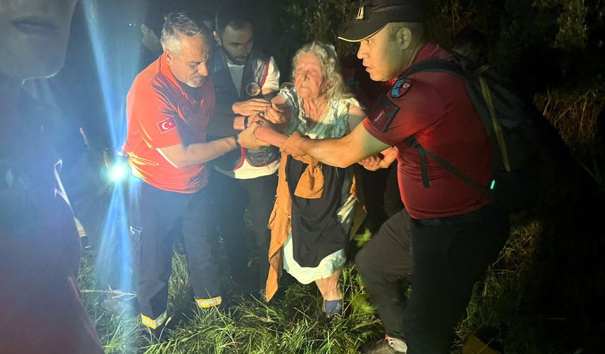 Manavgat'ta kayıp yaşlı kadın bulundu