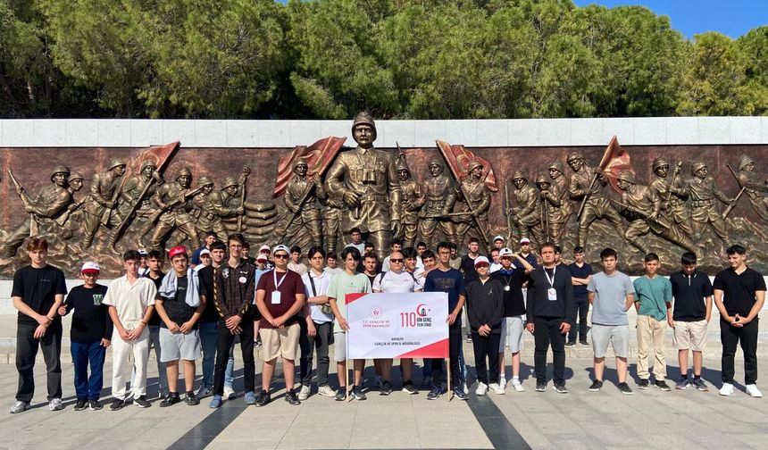 Manavgatlı gençler Çanakkale'de