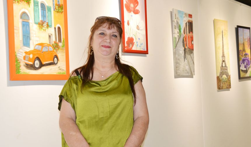 Sezen Dağlı'nın 6'ncı sergisi açıldı