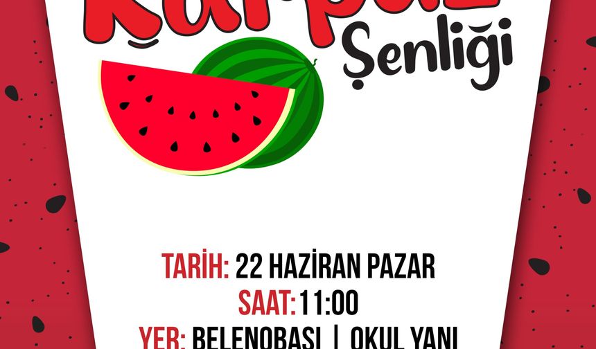 Manavgat'ta karpuz şenliği başlıyor