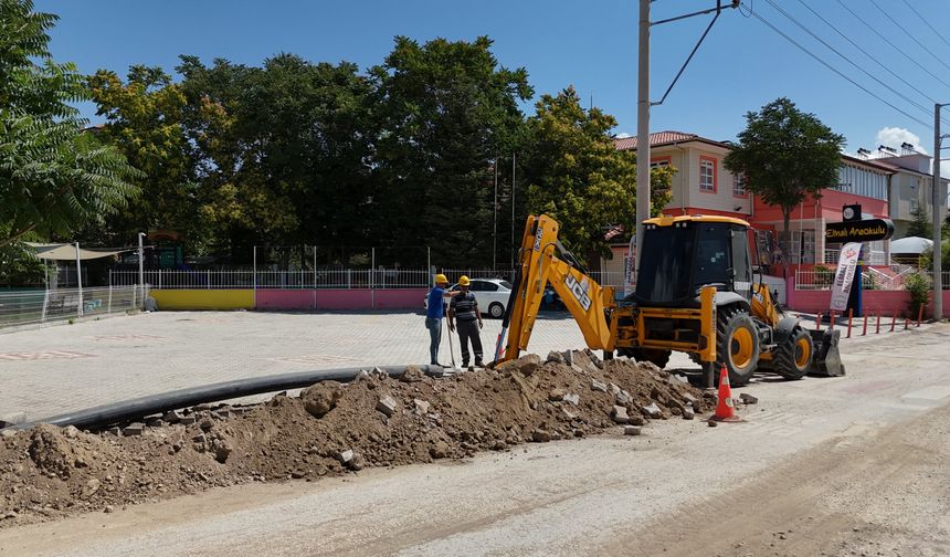 Elmalı'ya yeni içme suyu hattı