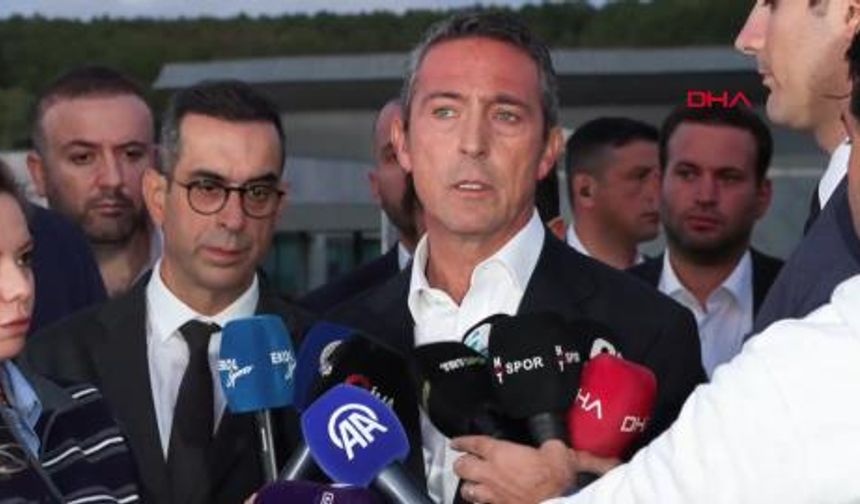 Ali Koç TFF çıkışı konuştu