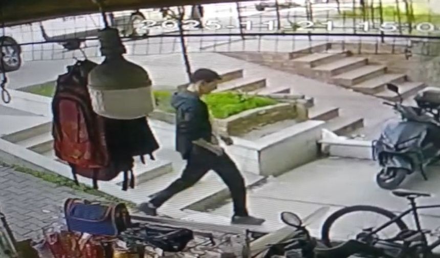 Hırsızın rahatlığı pes dedirtti