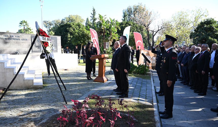 Yüzbaşı Ertuğrul Aker, Kemer'de anıldı