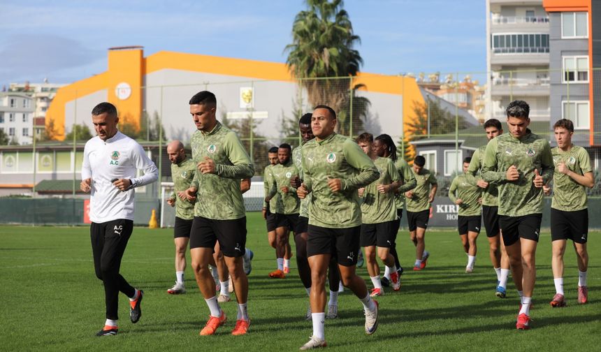 Alanyaspor'da kupa mesaisi