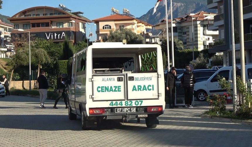 Alanya'da cenaze teslim alındı