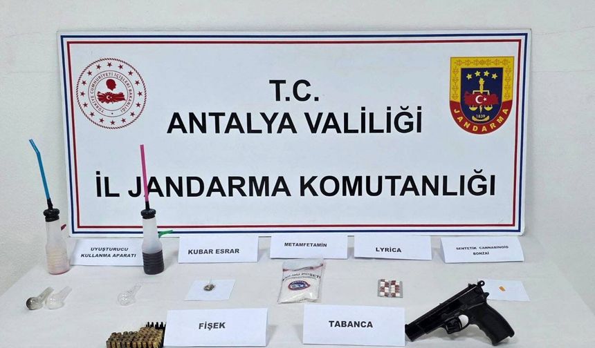 Antalya'da uyuşturucu operasyonu