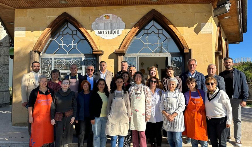 Başkan Topaloğlu’dan seramik sanatçılarına ziyaret
