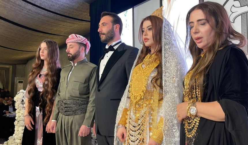 Mesud Barzani'nin yeğeni Şanlıurfa'ya gelin geldi