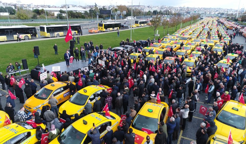 Taksicilerden korsan taşımacılığa tepki