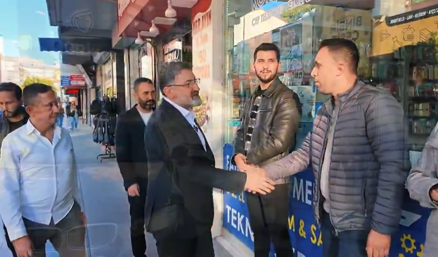 Kadir Kumbul, Serik esnafı ile buluştu