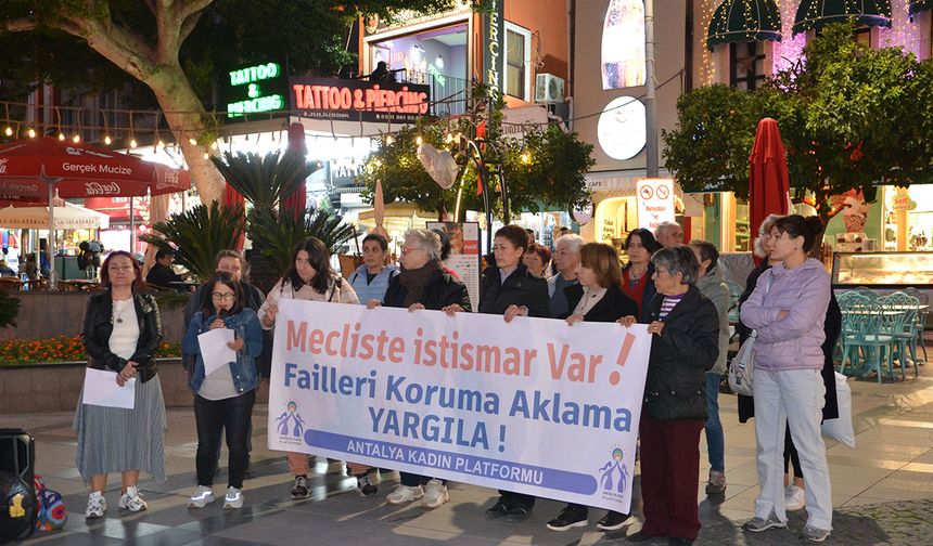 TBMM'deki skandala Antalya'dan ses yükseldi