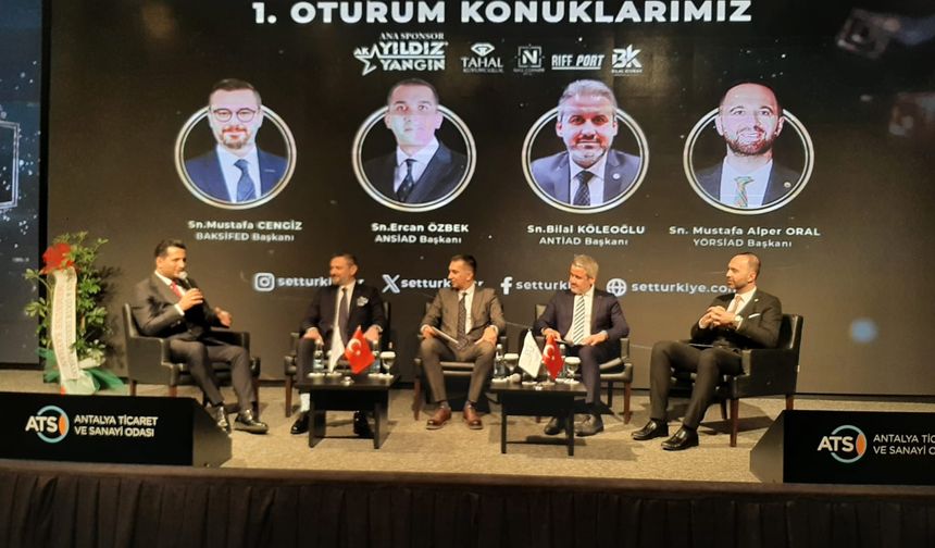 Antalya ekonomisi zirvede buluştu