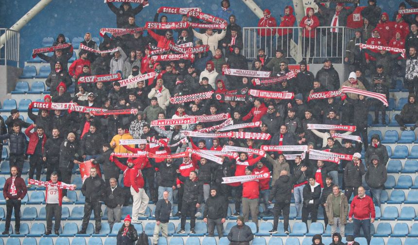 Taraftar tesislere gidiyor