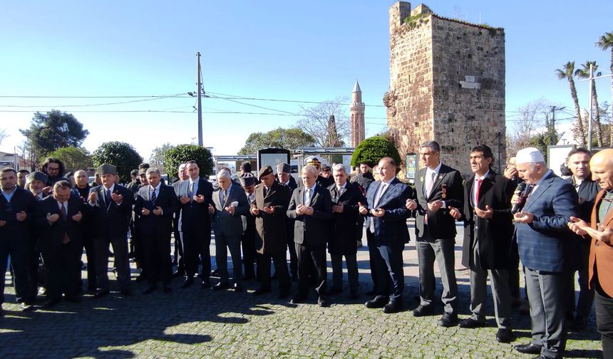Antalya’nın ilk şehidine vefa