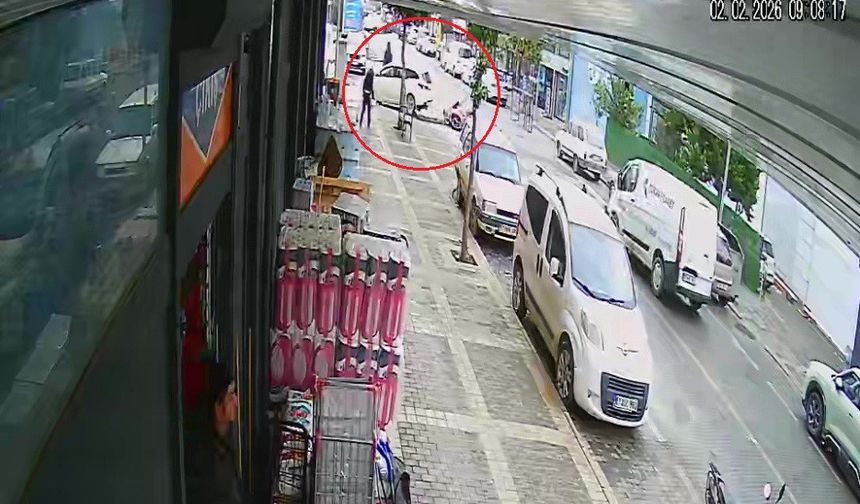 Manavgat'ta kaza anı kamerada