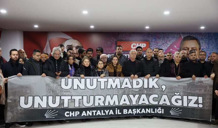 Özdemir: 6 Şubat içimizde dinmeyen bir acının tarifi