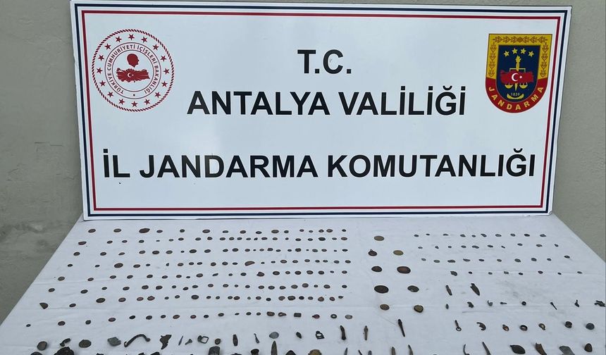 Alanya'da dev tarihi eser operasyonu