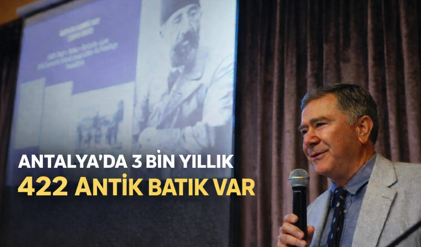 Antalya’da 3 bin yıllık 422 antik batık var