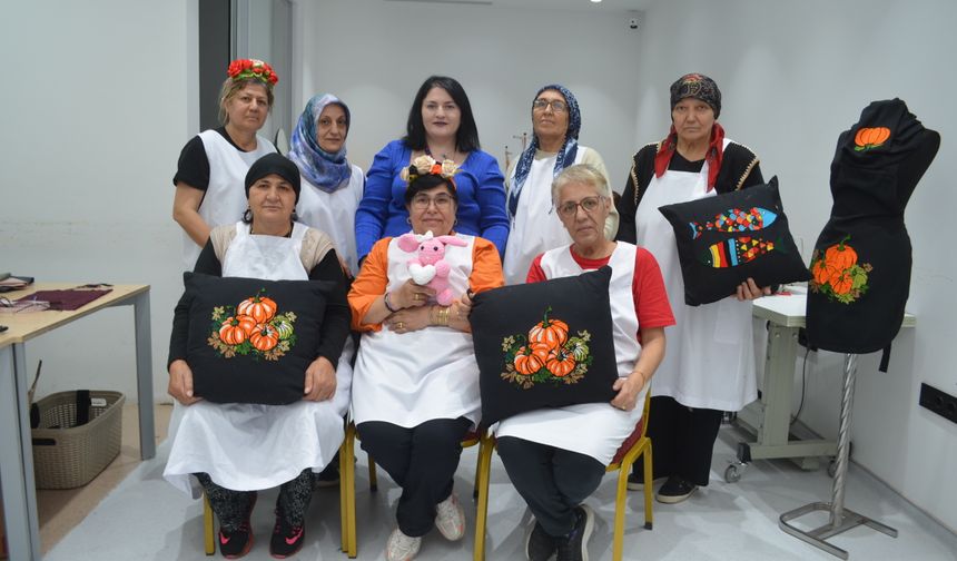Uğraş atölyesi dertlere derman oldu