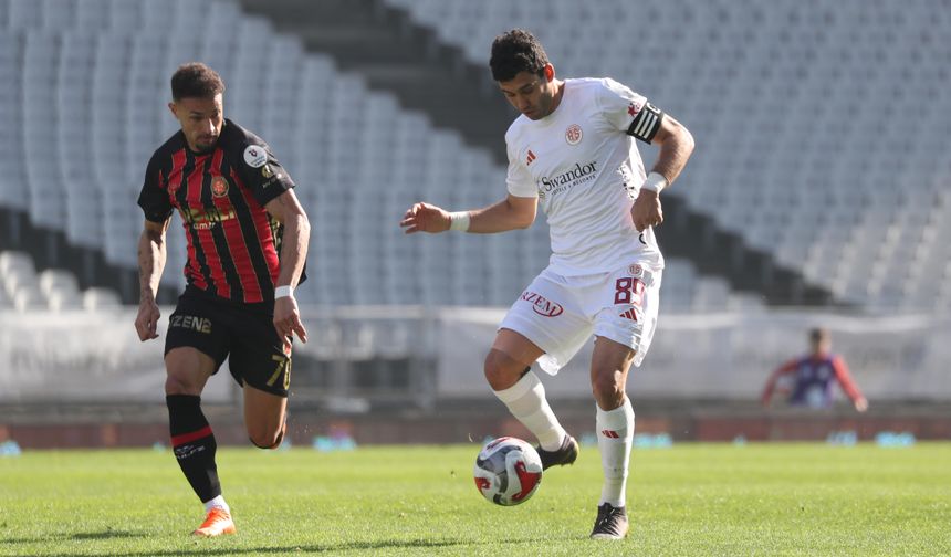 Antalyaspor deplasmandan puansız dönüyor