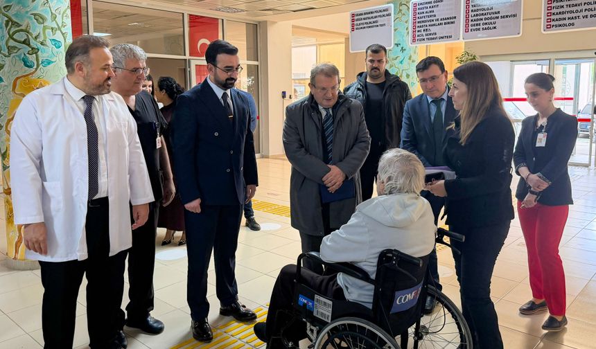 Kemer Devlet Hastanesi'ne ziyaret