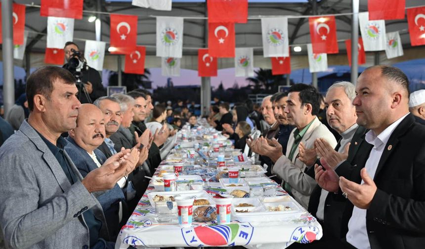 Kirişçiler'de iftar sofrası