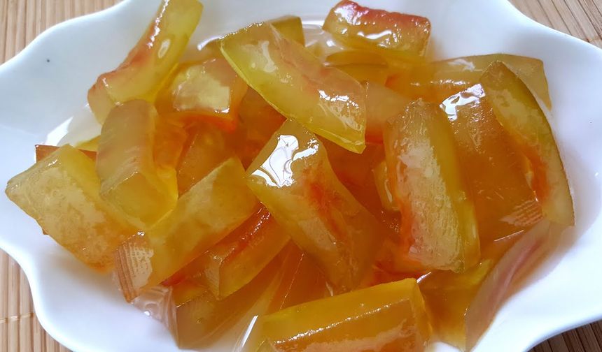 Karpuz kabuğundan Antalya’ya özgü tat